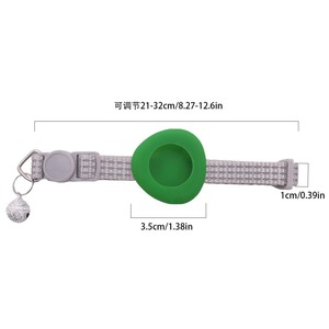 قبعة عاكسة للحيوانات الصغيرة مع جهاز GPS للمشي الليلي، ملحق لمنع فقدان الحيوانات الأليفة، صديقة للبيئة ومتينة - Product Image 3