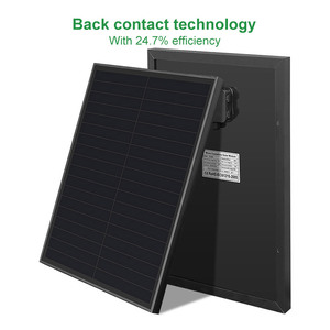 IP68 Panel solar de <span class=keywords><strong>30</strong></span> vatios 25% Célula solar de alta eficiencia Contacto trasero No Front Gridlines HPBC Panel solar para 4G/cámara inalámbrica - Product Image 2