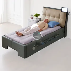 Fully Automated Smart Care Bed For Paralyzed Elders With Full Automated Control For Toileting Care And Waste Disposal.
