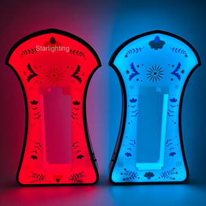 Botella de cerámica acrílica recargable, soporte para servir, pantalla glorificadora VIP, presentador de botella de <span class=keywords><strong>Tequila</strong></span> LED para salón de club nocturno - Product Image 4