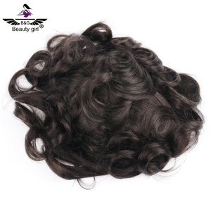 Immagini degli uomini della parrucca dei <span class=keywords><strong>capelli</strong></span> di toupee degli uomini della sostituzione dei <span class=keywords><strong>capelli</strong></span> umani indiani vergini di prezzi di fabbrica - Product Image 4