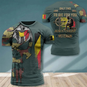 <span class=keywords><strong>Camiseta</strong></span> con estampado de camuflaje de la bandera de Bélgica impresa en 3D para hombres y niños, <span class=keywords><strong>camiseta</strong></span> con gráfico de camuflaje, ropa deportiva informal belga de secado rápido para hombre - Product Image 2