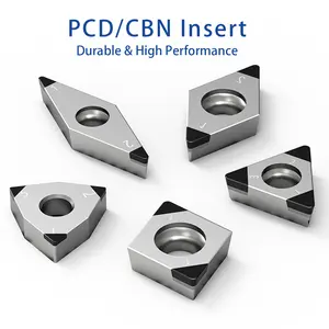 أدوات قطع CNC لوحة PCD TNGA160412 CBN قابلة للتخصيص من Nigel OEM / ODM أدوات قطع عالية الصلابة غير مطلية