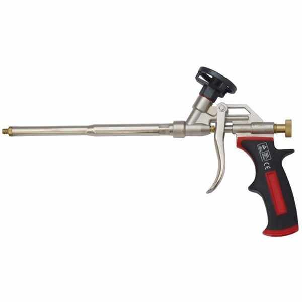 Industrial & DIY Grade Metal Gun for Foam Sealant Glue Steel Aluminum Handle Plastic Barrel Manual Power Source for Construction