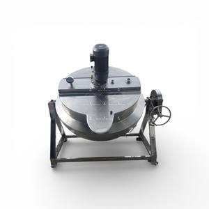 Chaudière à vapeur à double enveloppe en acier inoxydable à prix d'usine, chaudière à vapeur horizontale à double enveloppe, chaudière à double enveloppe à agitation planétaire - Product Image 6