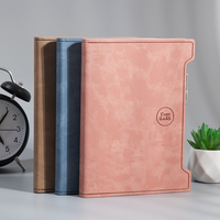 Suministros de Oficina al por Mayor, Organizador de Cuero PU con Logotipo Personalizado, Cuadernos, Libretas de Tapa Dura, Cuaderno B5/A5/A6, Grabado Láser en PU