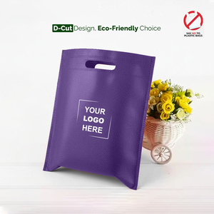 Bolsa de Mano Ligera, Reciclable, de Tela No Tejida, con Corte en D, Impresión Serigráfica y Logotipo Personalizado para Ferias y Exposiciones - Product Image 2