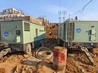Compresseur d'air à vis mobile diesel Sullair 1200 XXH 1200CFM 30bar d'occasion pour appareil de forage