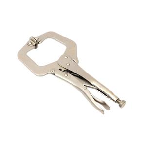 คีมหนีบชนิด C สำหรับงานหนัก 11 นิ้ว เหล็กโครเมี่ยมวาเนเดียม ปากเรียบ เกรดอุตสาหกรรม เครื่องมือเชื่อมงานไม้ - Product Image 1