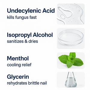 Lápiz para Hongos en las Uñas con Alto Contenido de Ácido Undecilénico, Forma una Película Transparente, 4 ml, Tamaño de Viaje, Reparación de Uñas, Sin Necesidad de Limado - Product Image 3
