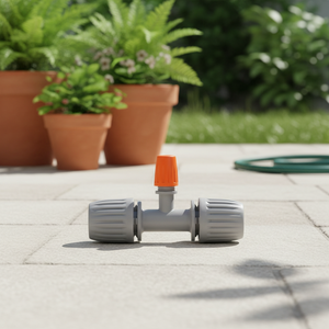 Système d'irrigation goutte à goutte intégré à atomisation unique en plastique 16PE, orange, pour l'arrosage des fleurs à domicile, série de jardinage divisé - Product Image 1