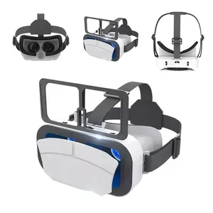 Caja de cartón de realidad Virtual VR, gafas de realidad Virtual 3D, vídeos inteligentes, experiencia inmersiva, auriculares con auriculares, nuevo estilo, 2023