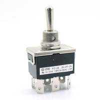 Interrupteur à bascule SPST SPDT 10A 250VAC 4 broches 6 broches On-off/on-on/on-off-on 3 positions 6 broches Interrupteur momentané DPDT Bakélite Instruments