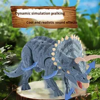 Juguete Eléctrico de Dinosaurio Tiranosaurio Rex para Niños con Control Remoto de Plástico - Juguete RC de Simulación