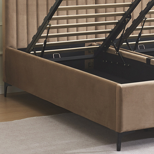 Custom Hotel Furniture <b>Bed</b> Frame Queen King Full Size Soft Upholstered <b>Bed</b> Storage <b>Bed</b> Double <b>Bed</b> for Bedroom - Product Image 6
