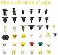 Lot de 500 clips en plastique colorés pour voiture, ensemble de fixation et de clips pour pare-chocs automobile, rivets et boucles