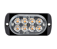 Nouvelle lumière stroboscopique LED mince, feux de position latéraux, feux d'avertissement 12-24V pour camions et remorques