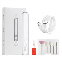 Outil de soin des ongles pour polissage et dépose de base-coat, avec 4 têtes de ponçage, pour approvisionnement direct transfrontalier, vente en gros, impression de logo