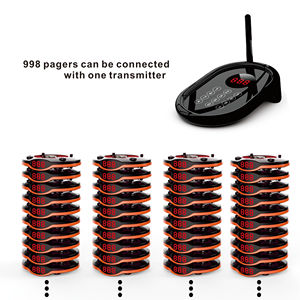 Sistema <span class=keywords><strong>de</strong></span> paginación inalámbrico a prueba <span class=keywords><strong>de</strong></span> agua posavasos buscapersonas zumbador cola llamada para restaurante para llamar <span class=keywords><strong>al</strong></span> <span class=keywords><strong>cliente</strong></span> que recoge alimentos - Product Image 5