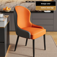 Tables de salle à manger domestiques, chaises souples de luxe léger avec dossier, sensation haut de gamme, pour hôtels et restaurants, nouvelles chaises de table commerciales