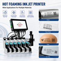 Impresora de Inyección de Tinta Industrial TIJ para Metal, Plástico, Máscaras, Huevos, Películas para Automóviles, Fecha de Caducidad, Código QR, Código de Barras, Marcado de Logotipos