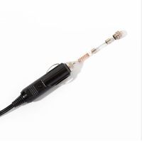 Pemantik Rokok Mobil 12V 3A 2-Pin Kabel Adaptor Pengisi Daya Mobil Pemantik Rokok dengan Steker Lampu