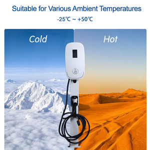 Treo tường Súng đơn 7kW Súng đôi 14kw cao không thấm nước đánh giá bãi đậu xe nhỏ sử dụng Trạm Sạc xe điện - Product Image 4