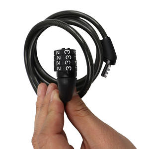 Serrure à 4 chiffres <span class=keywords><strong>de</strong></span> haute qualité, chaîne <span class=keywords><strong>de</strong></span> verrouillage <span class=keywords><strong>de</strong></span> vélo, cyclisme, mot <span class=keywords><strong>de</strong></span> passe antivol, facile à utiliser, seul mot <span class=keywords><strong>de</strong></span> passe fabriqué en chine - Product Image 1