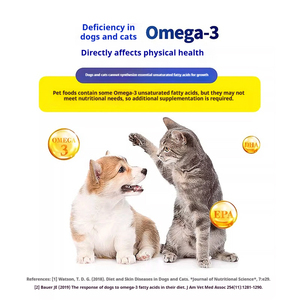 Comprimés d'huile <span class=keywords><strong>de</strong></span> krill antarctique <span class=keywords><strong>pour</strong></span> animaux <span class=keywords><strong>de</strong></span> compagnie – Supplément Oméga <span class=keywords><strong>pour</strong></span> chat et <span class=keywords><strong>chien</strong></span> – Brillance du pelage, réduction <span class=keywords><strong>de</strong></span> la <span class=keywords><strong>perte</strong></span> <span class=keywords><strong>de</strong></span> poils, nutrition cutanée, collagène - Product Image 5