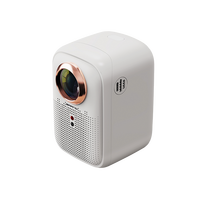 Mini projecteur portable WJ.V8 Pro, 250 ANSI, 1080P natif, Android 9.0, haut-parleur intégré pour cinéma maison et petites réunions de bureau