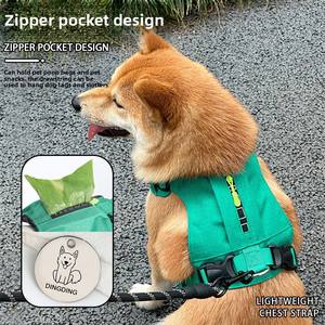 Meilleure vente harnais pour chien chiot de luxe personnalisé harnais pour animaux de compagnie poignée souple réglable réversible respirant rembourré harnais pour chien ensembles - Product Image 5