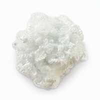 Fibre de polyester recyclé 1.2D 51mm siliconée blanche creuse anti-déformation certifiée GRS pour couette, oreiller et coussin