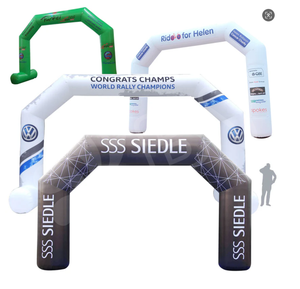 定制充气拱门促销巨型拱门广告活动跑步比赛起点终点线防水耐用定制徽标拱门 - Product Image 3