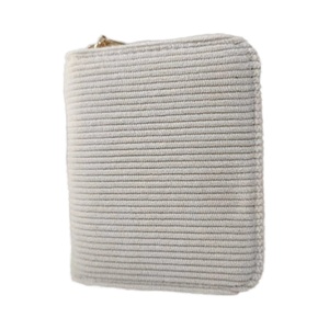 Boshiho New Style Two-tone Corduroy <b>Wallet</b> Handmade Corduroy Purse Two-tone Material <b>Wallet</b> Card <b>Holders</b> - Product Image 4