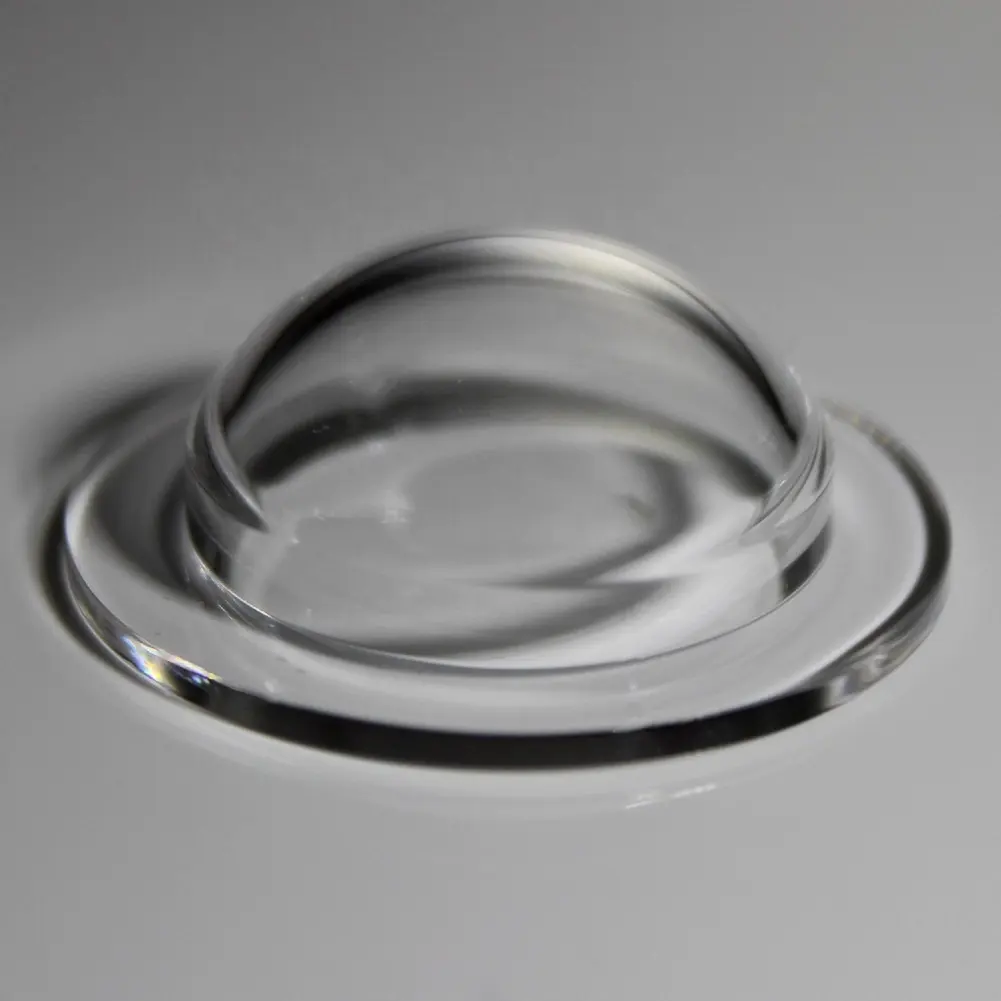 Optical Glass Quartz Flange Dome Lens For Underwater Camera