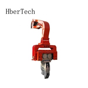 Martello Vibrante Idraulico ad Alta Frequenza KN250 Montato su Escavatore Macchina per Palificazione - Product Image 1