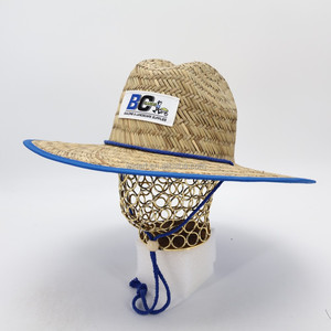 <span class=keywords><strong>Sombrero</strong></span> de Paja Natural con Logotipo Personalizado Premium, <span class=keywords><strong>Sombrero</strong></span> de Sol de Ala Ancha para Pesca, Surf, Playa, Salvavidas, Hombres, Mujeres, Uso en <span class=keywords><strong>Verano</strong></span> - Product Image 1