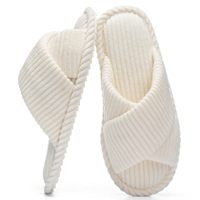 Pantoufles en coton festives pour femmes, imprimé flocon de neige, antidérapantes, semelle souple, pour l'intérieur