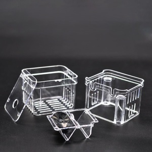 Duurzame <span class=keywords><strong>aquarium</strong></span> kweekincubator, transparant acryl, milieuvriendelijk plastic, rechthoekige kweekbak voor visjongen, isolatiebox voor vissen - Product Image 2