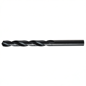 Broca helicoidal HSS de 19.5 mm, 205 mm de longitud, serie corta negra para máquinas herramienta - Product Image 2