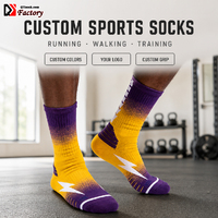 Chaussettes de sport tricotées respirantes antidérapantes pour le fitness quotidien et l'entraînement - Fournitures pour clubs