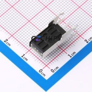TC-1125-A8.0-B8.0-260 Tactile Switch Through hole-3P,8.6x16.2mm Switch Round Button 2.6N Right Angle Insert With Bracket - Product Image 2