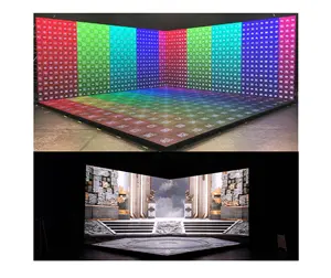 شاشة إنتاج أفلام الاستوديو VFX VR XR للاستخدام الفعلي على المسرح شاشة عرض بمصفوفة ليد عالية الدقة P2.6 شاشة ليد للداخل لخلفية استوديو الأفلام
