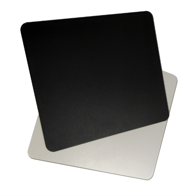 glass-coated performance and plain mouse pads aluminium or tempered glass mat mouse pad Super glide smooth as gliding