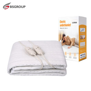 China Wholesale <strong>Double</strong> Size <strong>Electric</strong> Heated <strong>Blanket</strong> 220v <strong>Dual</strong> Zone Heated Mattress Pad for <strong>Double</strong> Bed - Product Image 1