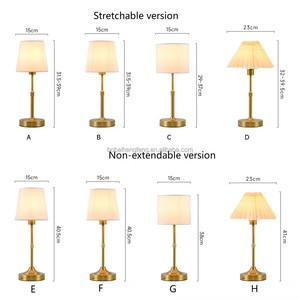 2700K Kreative Tischlampe Kabellose Schreibtischleuchte Wiederaufladbar Tragbar Restaurant Luxus mit Rahmen Romantisches Abendessen Licht Schreibtischlampe - Product Image 6