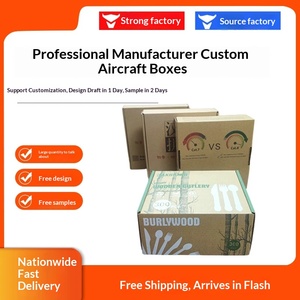 Stock Colorful Express Airplane <b>Boxes</b> Wholesale <b>White</b> Clothing Shipping Cartons Free Shipping Extra Hard Custom Packaging - Product Image 2