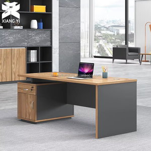 مكتب خشبي حديث لمدير المكتب بسعر رخيص بالجملة طاولة مكتب للكمبيوتر للموظفين أثاث مكتبي - Product Image 1