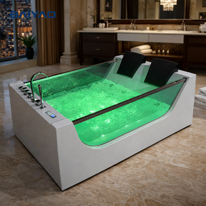 Baignoire <span class=keywords><strong>Jacuzzi</strong></span> Moderne BaiYao pour 2 Personnes, Bain à Bulles d'Air avec Jets d'Air - Product Image 2