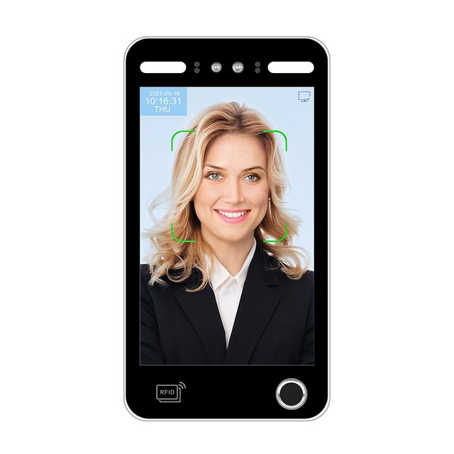 Mobile APP IP65 Biometric Attendance System RFID Card AI Face QR Code Access Control Fingerprint Time Attendance Machine